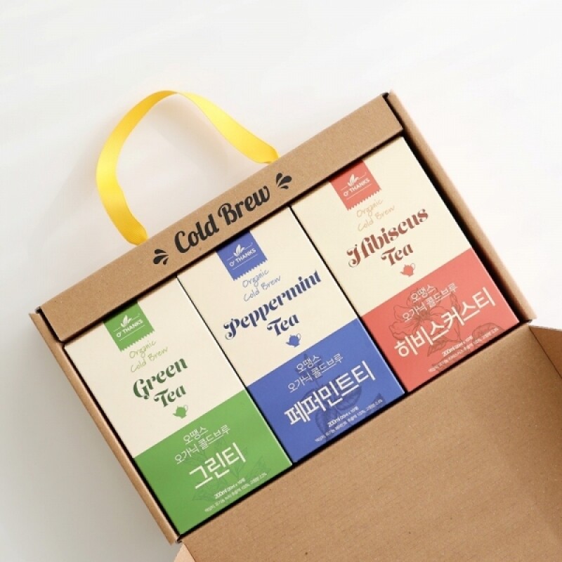 강원더몰,오땡스 오가닉 콜드브루 티 타임 선물세트(1호)