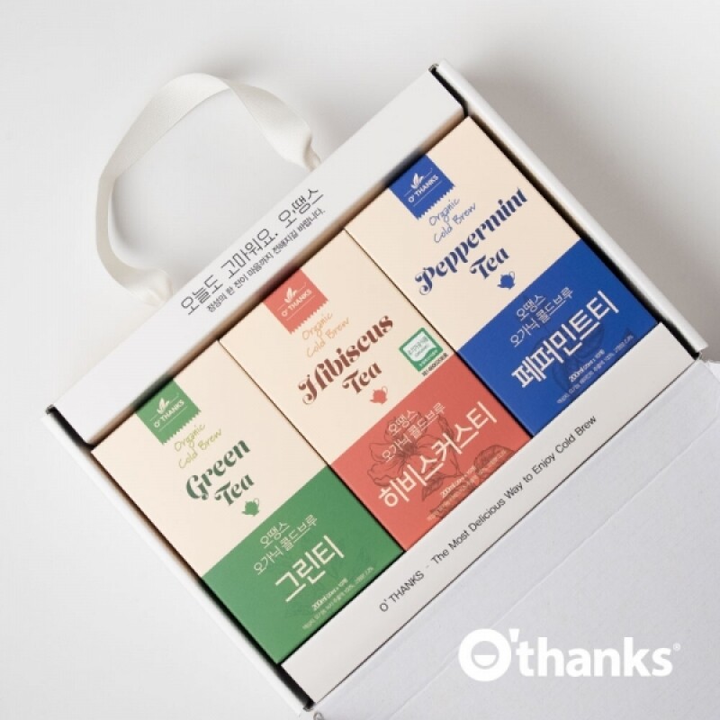 강원더몰,[T호] 오땡스 오가닉 콜드브루 티 타임 선물세트(그히페)