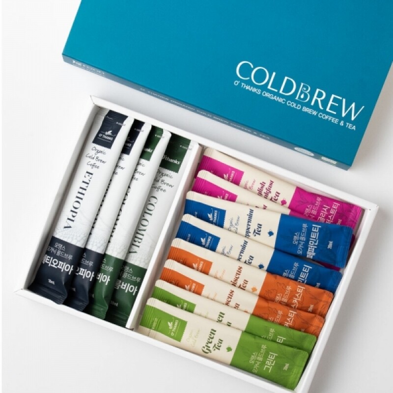 강원더몰,[N2호] 오땡스 오가닉 콜드브루 미니 커피&티 선물세트