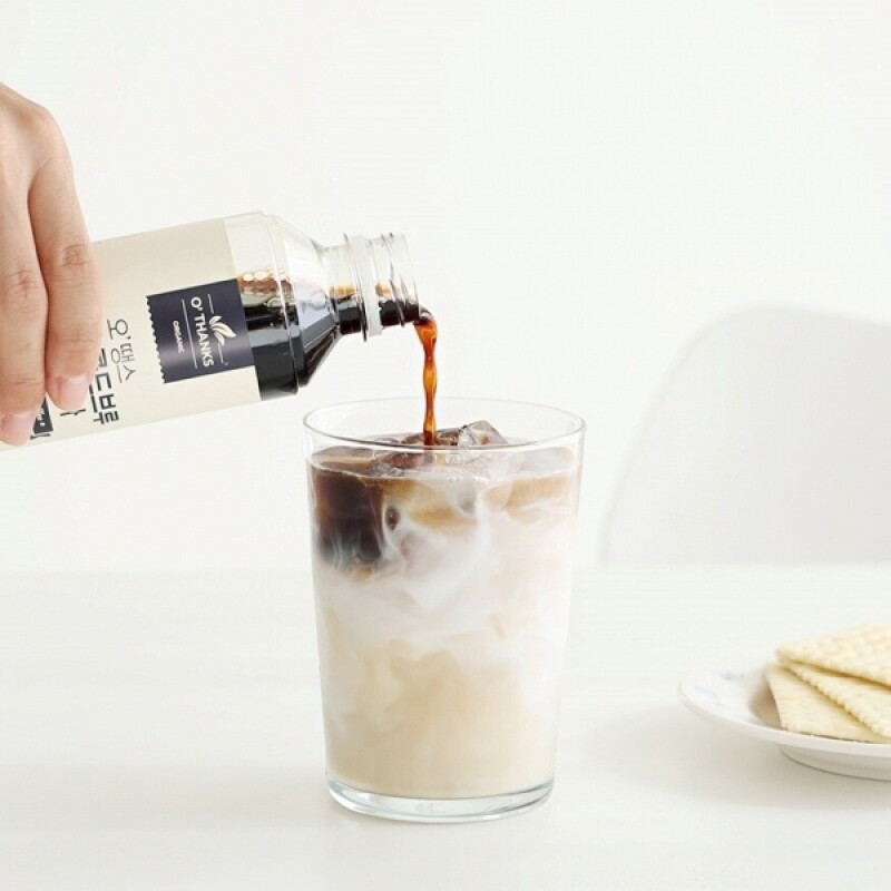 강원더몰,(1+1) 오땡스 유기농 콜드브루 더치커피 아메리카노 원액 액상 커피 (400ml x 2개, 교차 구매 가능)