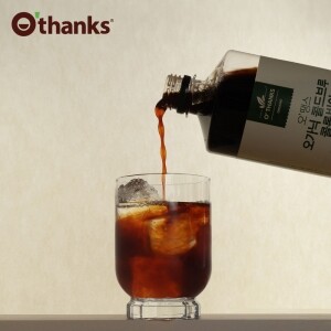 오땡스 유기농 콜드브루 더치커피 아메리카노 원액 액상 커피 1L