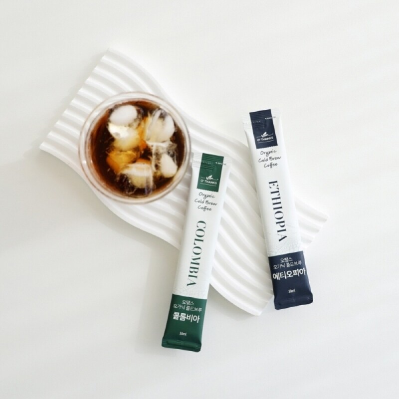 강원더몰,(1+1)오땡스 오가닉 콜드브루 스틱 커피 (300ml x 2개, 교차 구매 가능)