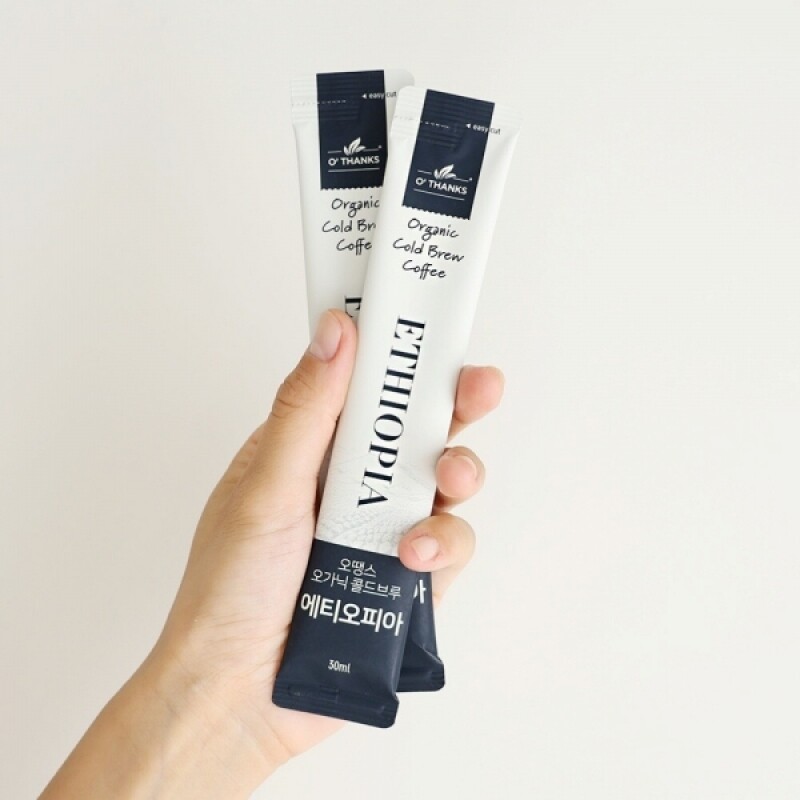 강원더몰,(1+1)오땡스 오가닉 콜드브루 스틱 커피 (300ml x 2개, 교차 구매 가능)