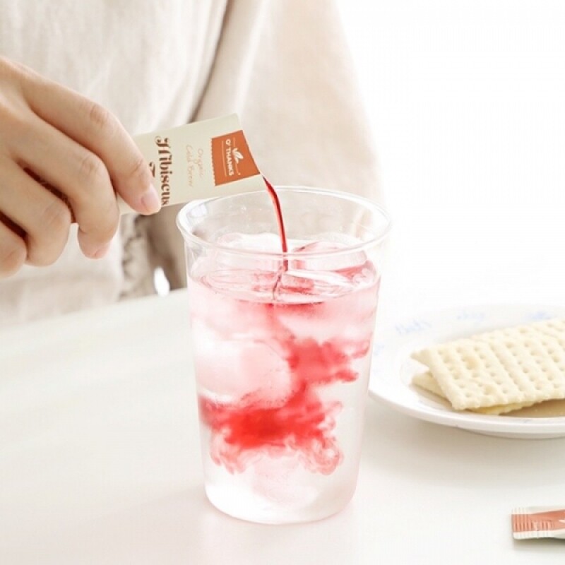 강원더몰,(1+1) 오땡스 오가닉 콜드브루 허브티 스틱 그린티 페퍼민트티 히비스커스티 홍차 (200ml x 2개, 교차 구매 가능)