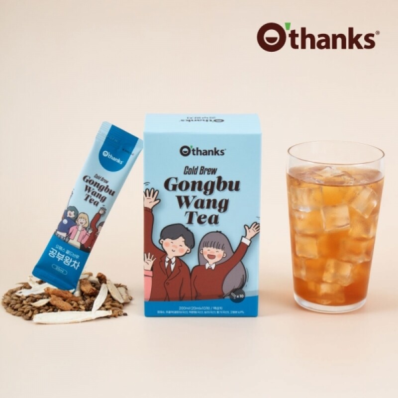 강원더몰,오땡스 콜드브루 공부왕차 / 결명자 맥문동 액상 수험생차 200ml (20mlx10입) / 수험생 선물세트