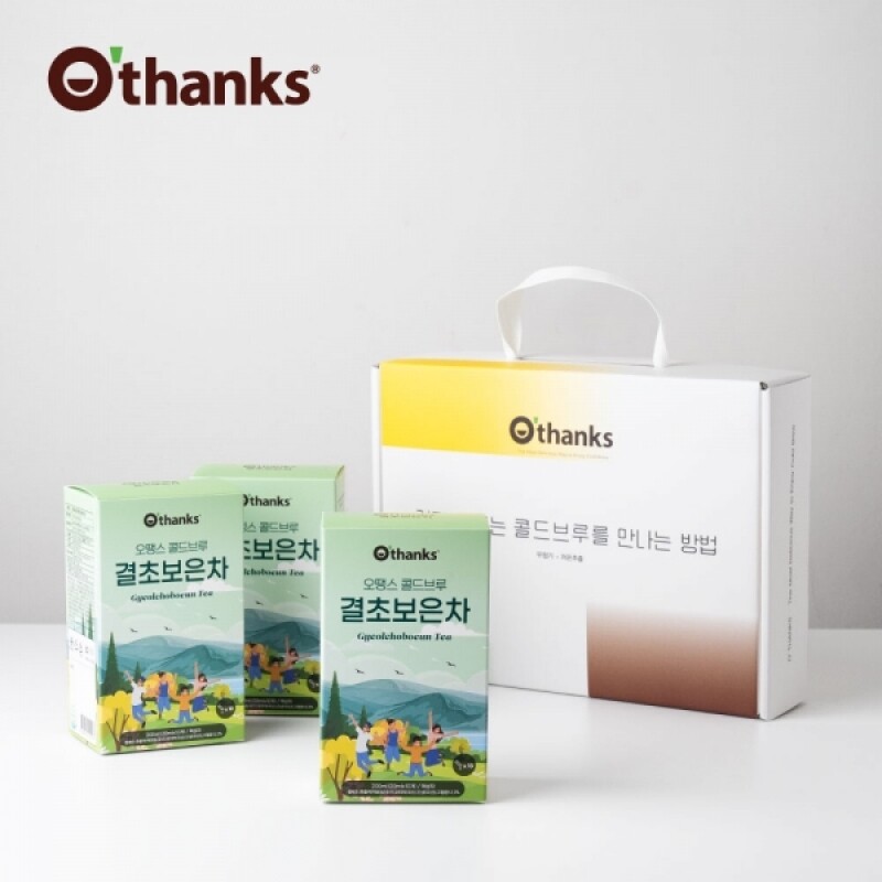 강원더몰,오땡스 콜드브루 결초보은차 / 생맥산차 맥문동 오미자 인삼 활력차 / 선물세트