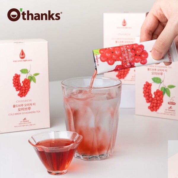 오땡스 콜드브루 오미자 차 오미브루 200ml (20mlx10입) 오미자원액(무설탕), 선물세트