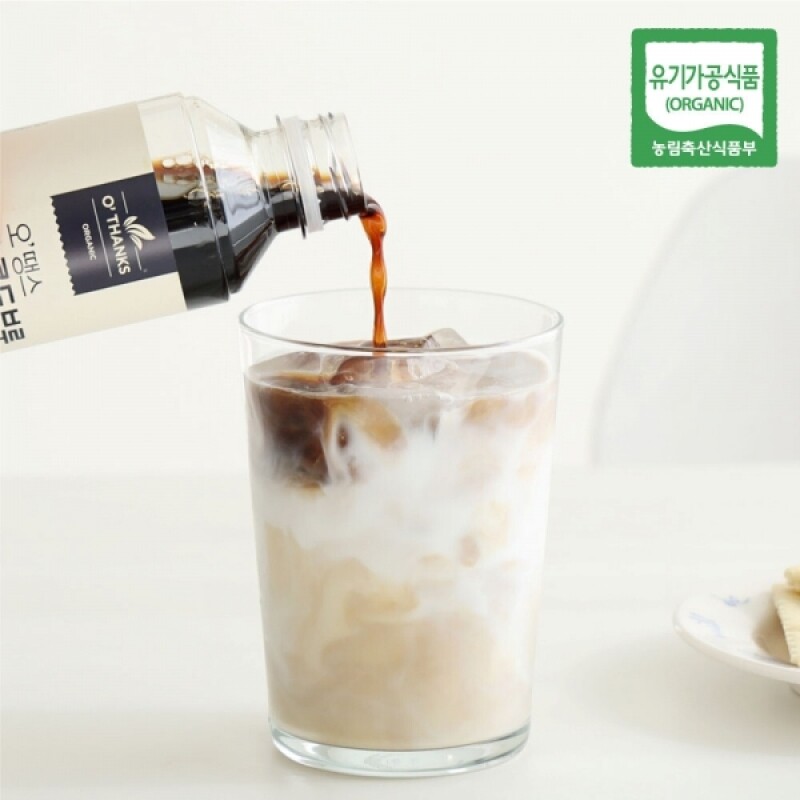 강원더몰,오땡스 유기농 콜드브루 더치커피 아메리카노 원액 액상 커피 400ml