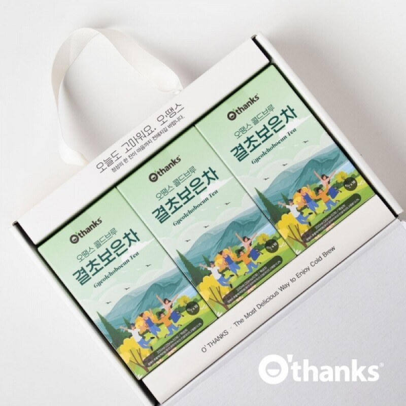 춘천몰,오땡스 콜드브루 결초보은차 선물세트