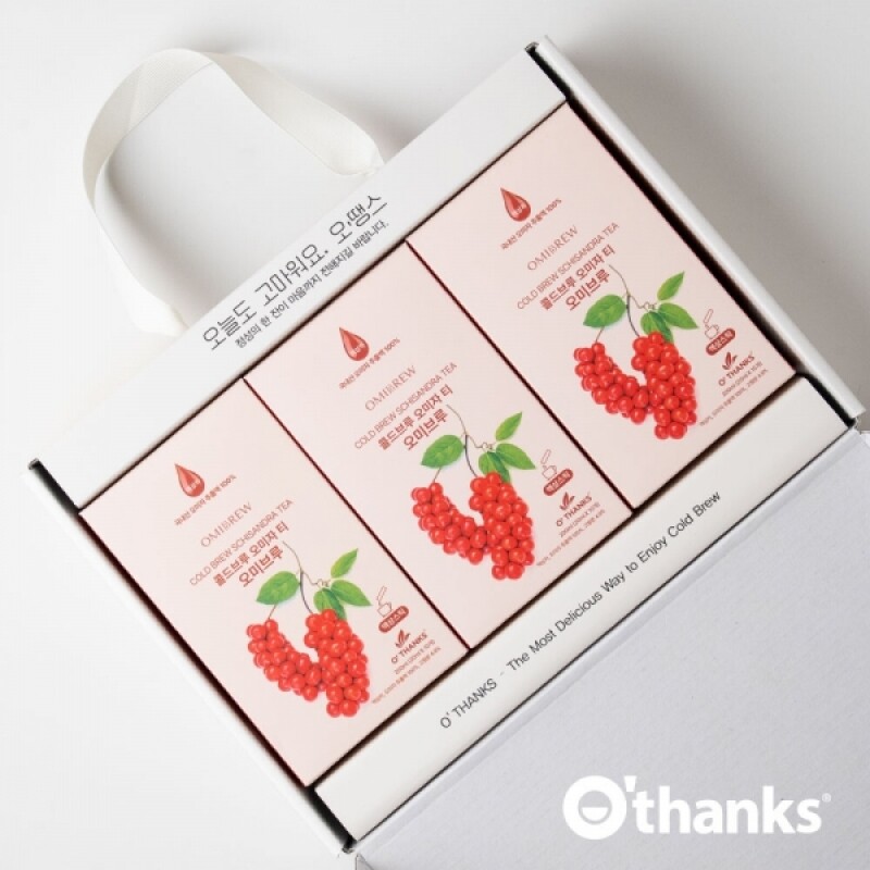 춘천몰,오땡스 콜드브루 오미브루 선물세트(무설탕 오미자원액)